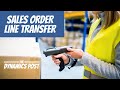 Create a transfer order from a sales line in Dynamics 365 Finance and Operations