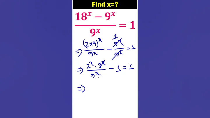 A Nice math Olympiad Exponential Problem #short #olympiad #mathematics  #exponents #saudiarabia