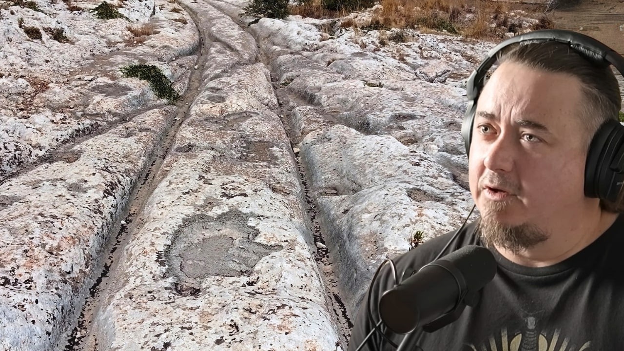 What Made These Fossilized Cart Ruts Found All Over the World #podcast #science #history #ancient