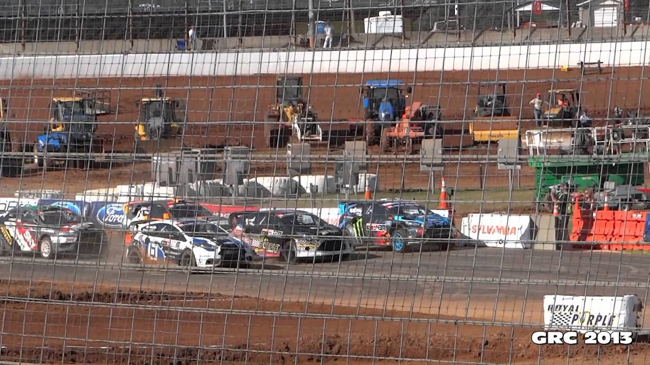 Global Rally Cross 2013 - Charlotte Dirt Track - 1920x1080 HD - YouTube