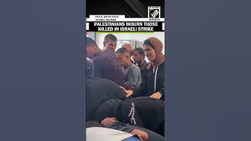Israel-Hamas War: Palestinians mourn those killed in Israeli strike on Gaza’s Deir al-Balah