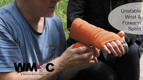 Unstable Wrist & Forearm Splint