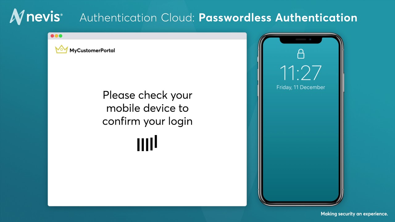 Nevis Authentication Cloud - Passwordless Authentication - YouTube