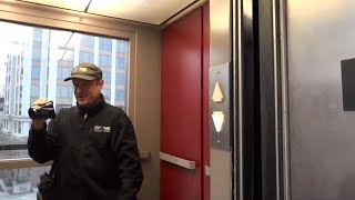 Riding the Elmwood Parking Garage Elevator with Dieselducy! Roanoke, VA