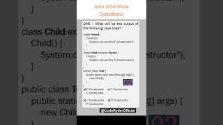 Java Interview Questions - 46 (Inheritance)