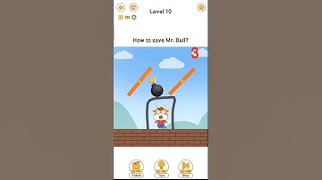 Brain Go 2 | Answers | Save Mr Bull  Level 10 #braingo #braingo2 #gameplay #androidgames #shorts