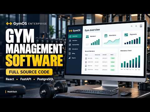 Gym Management System with React & Python | GymOS Enterprise