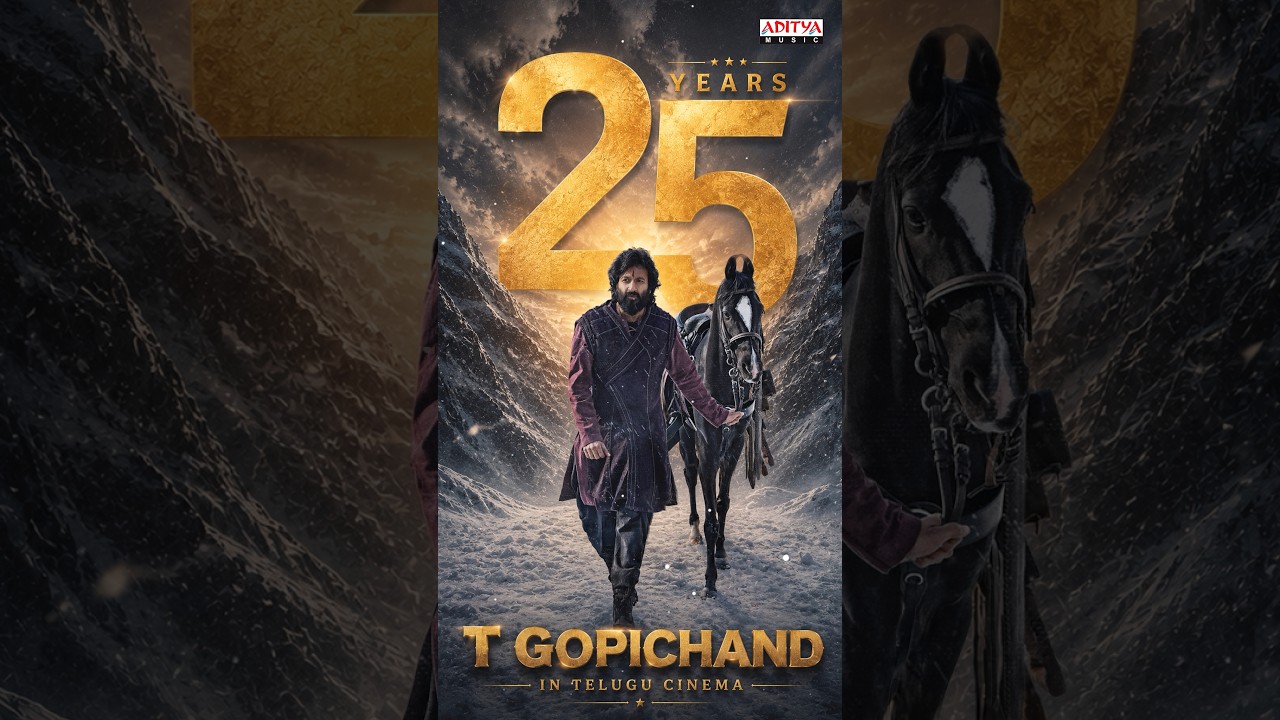 25 years of passion, power-packed performances, and unforgettable characters. ❤️‍🔥 #Gopichand