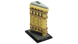 Lego Architecture 21023 Flatiron Building Speed Build And Review