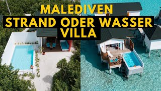 STRAND ODER WASSERVILLA? 🏝️ I Malediven Urlaub 2024