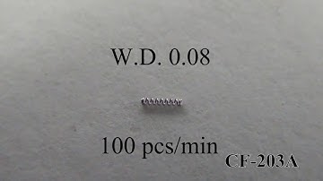 CNC Spring Machine CF-203 - 0.08mm Micro Spring - YHM