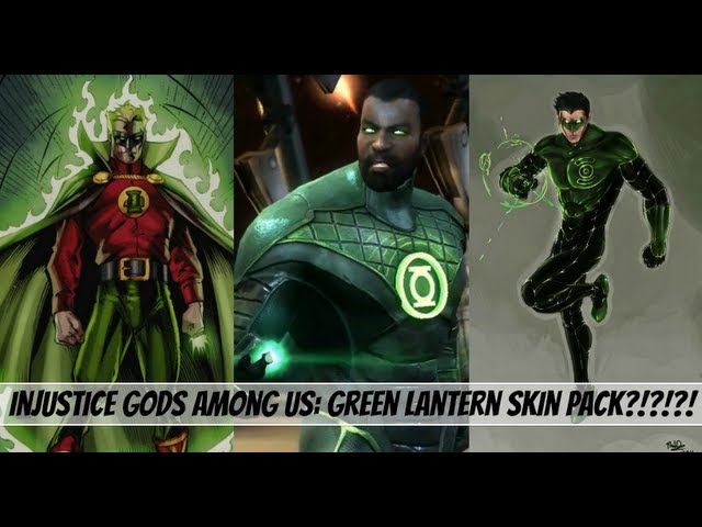 Green Lantern Injustice Skins
