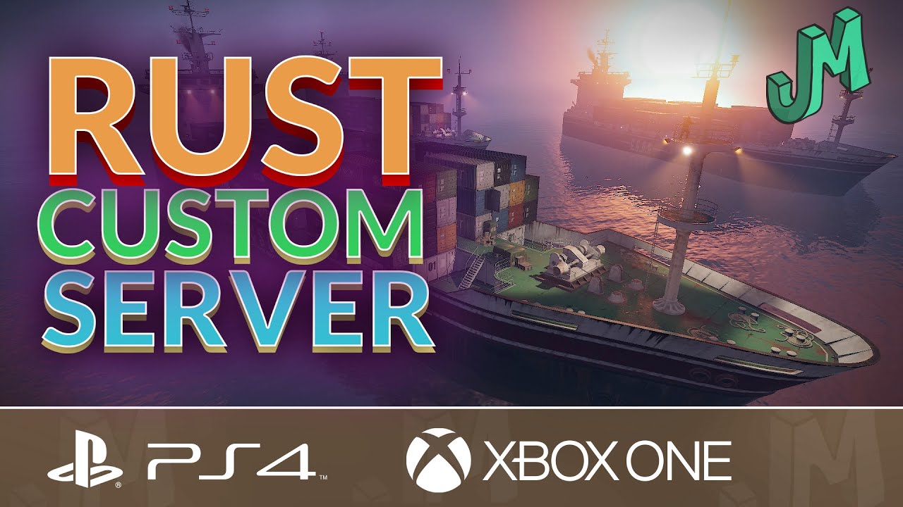 Custom Server Showcase, Cargo Ship Event 🛢 Rust Console 🎮 PS4, XBOX ...