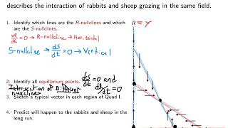 Section 3.1: Example Nullclines with Rabbits and Sheep