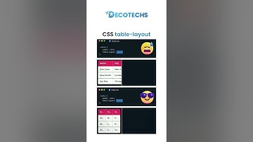 Mastering CSS Table Layout in Minutes! 💻✨