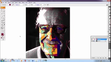 Stan Lee in fantastic color WPAP | Adobe illustrator cs3 Tutorial