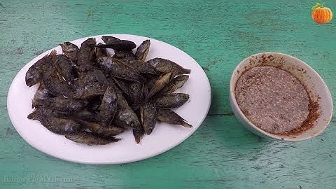 Cá rô don chiên giòn chấm mắm me