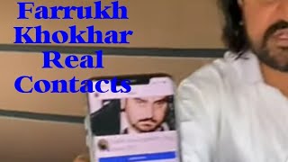 Farrukh Khokhar 333 Real and Fake Contacts And accounts Please Watch This video if You Love 333