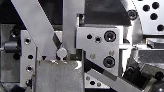 Slotted Bushing Manufacturing | CNC-45T Multi-Slide Forming Machine (High-Speed Automation)