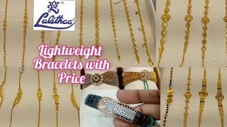 Buy latest Gold Bracelet designs for men and women Lalithaa Jewellery