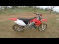 First Ride On My New Honda CR250