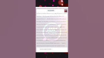 🏫📚 My School | Essay & Speech in Simple Words | Typiing Teach ✏🌟