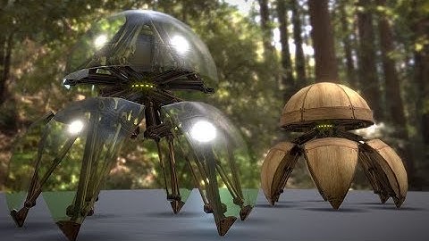 Hydraulic Sphere Bot - Forest Version - 3D Model Preview