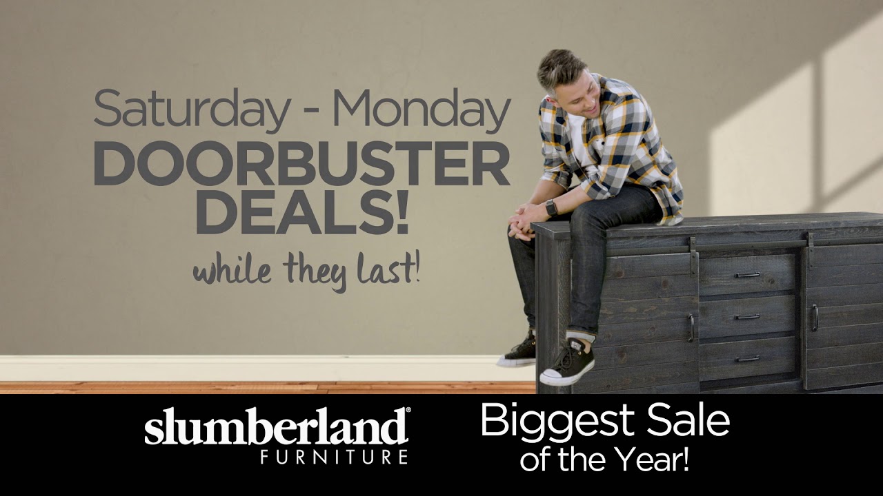 Slumberland Furniture Presidents 3 Day Doorbuster Sale 30 Youtube