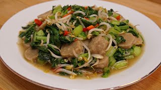 EDAN ENAK BANGET SAWI CUMA DI TUMIS UNTUK SEHARI HARI