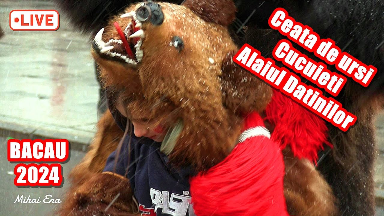 Ceata de ursi Cucuieti (Dofteana) - Alaiul Datinilor Bacău 2024 / Canon HF G70