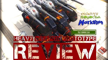 Mighty War Robots Test Server 2.9.0 Reviews : Fury and Heavy Weapon Prototype
