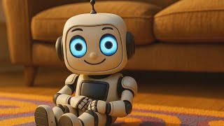 Robot I Vardagsrummet Robotsång För Barn Barnsångertv