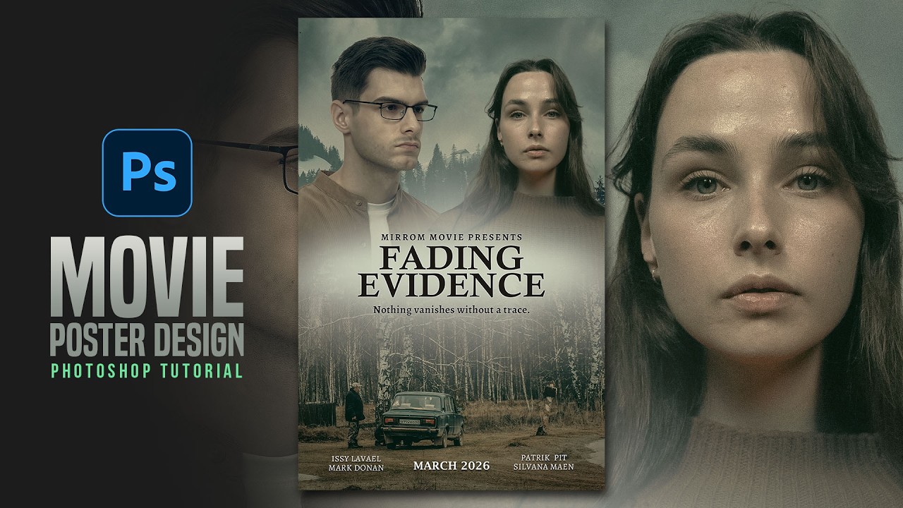 Урок по созданию кинематографического кинопостера в Photoshop (без использования AI)