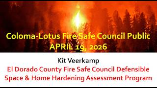 Kit Veerkamp   Defensible Space Assessments