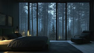 침실에서 듣는 빗소리 3시간 | Cozy Bedroom Rain Sounds for Sleep, Relax, Study (3H ASMR)_10분 후 검은화면