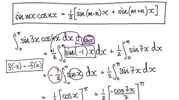 Video 2034.21 integrate sinx cosx