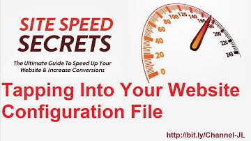 Tapping Into Your Website Configuration File-What is .htaccess? Configuring .htaccess To Speed Up.