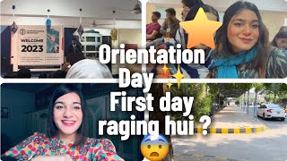 University orientation Day 👀/ first day raging hui?😨