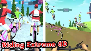 อย่างแรงบังคับไม่อยู่ Bicycle ยกล้อตีลังกาเหินเวหา! [เกมมือถือไม่ต้องใช้เน็ต] Riding Extreme 3D screenshot 2