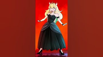 Thumbnail of Left or Right? Peach x Bowser PART 2🤭 #shorts #mario