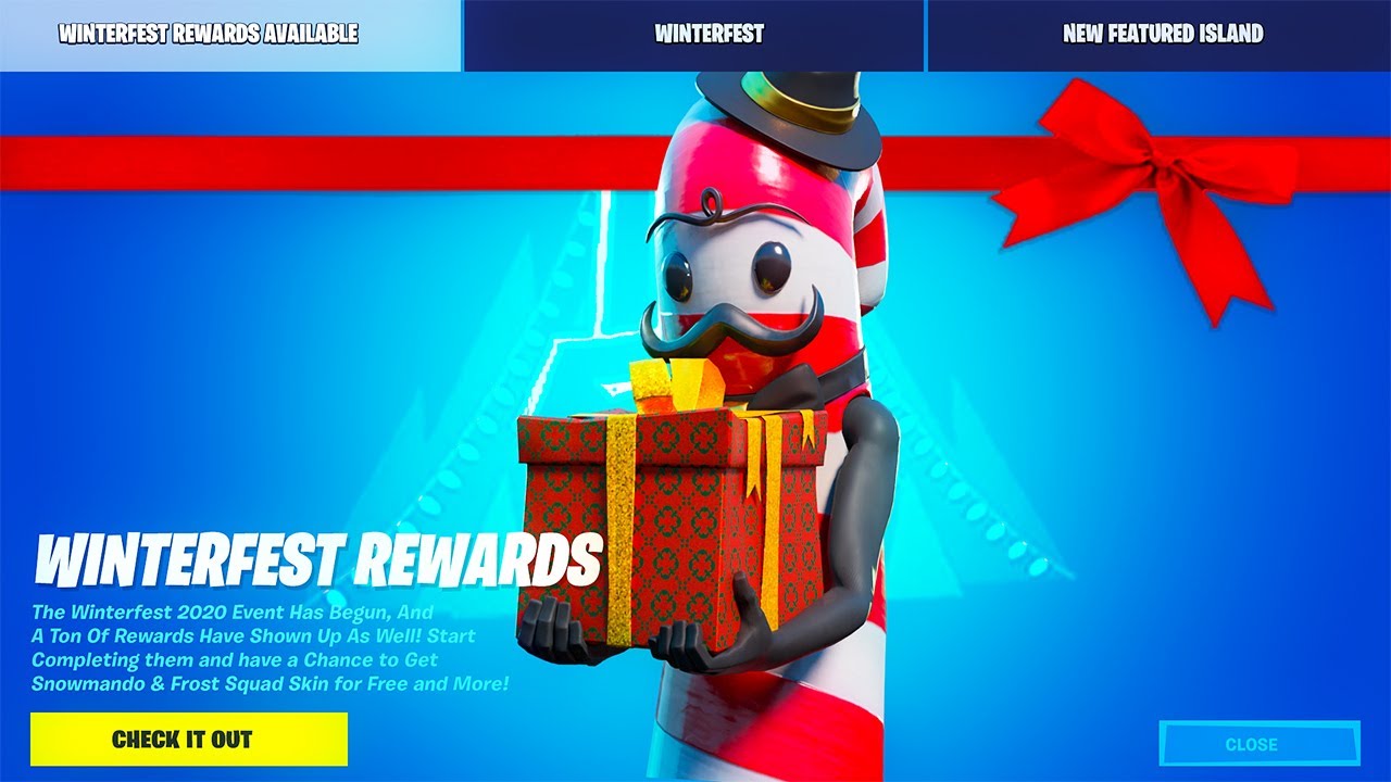 FORTNITE WINTERFEST SECRET REWARDS! - submitted by https://youtube.com/c/lucidxx
