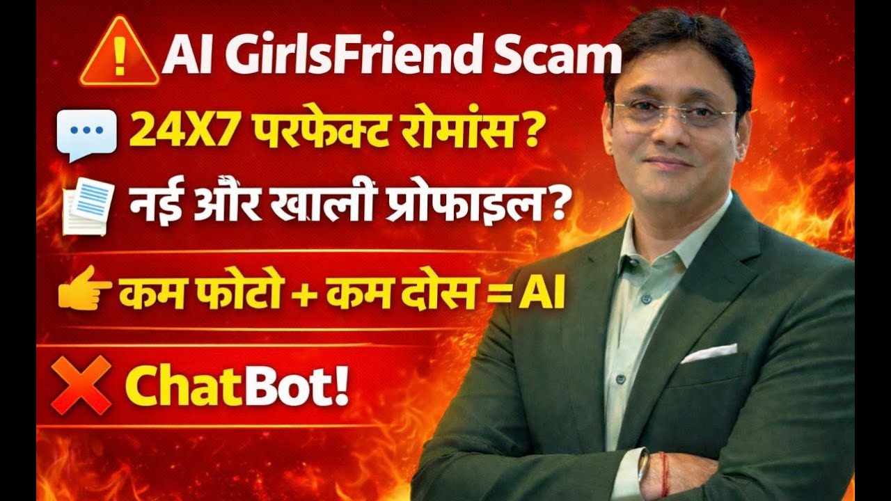 👨‍🏫AI Girlfriend Fraud 🚨 | AI Chatbot, Deepfake & Fake Love Scams से कैसे बचें? 