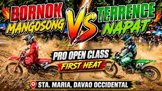 Bornok Mangosong🆚 Terrence Napat.Pro Open Class first heat.Sta Maria Davao Occidental
