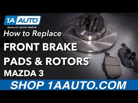 How to Replace Front Brakes 06-13 Mazda 3