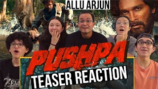 Pushpa Teaser Reaction  Allu Arjun  Pushpa  Majeliv Reactions  Introducing Pushpa Raj