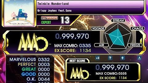 【DDR A3】Twinkle Wonderland(EXPERT)