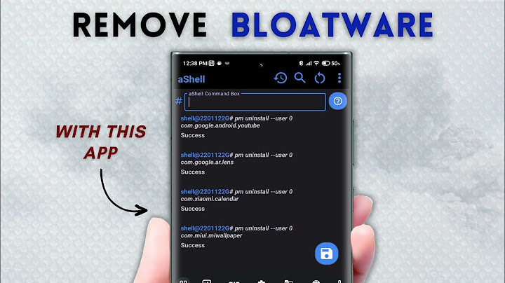 Bloatware hiện lỗi your device does not support block mode năm 2024