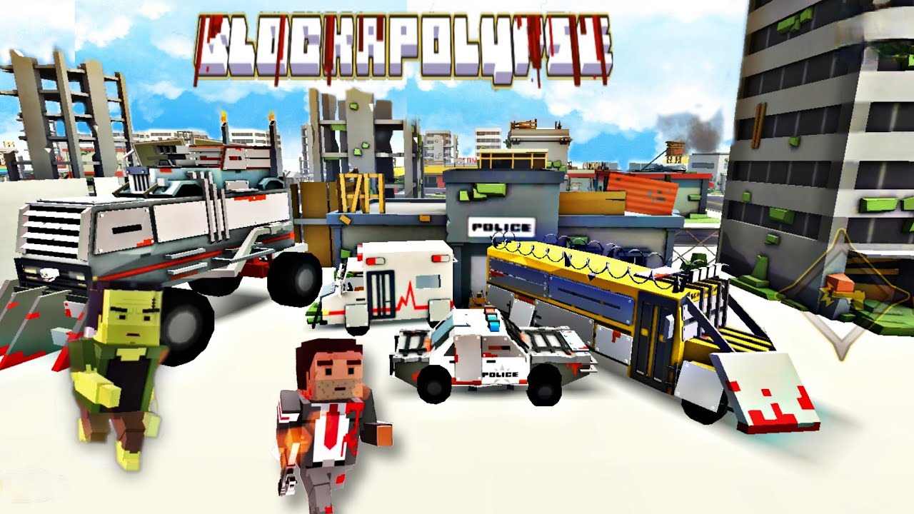 Kamikaze is trying to hurt Mr. Sharp and make him a zombie in Blockapolypse Zombie City