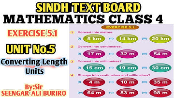 Converting Length Units | Exercise 5.1 Math class 4 | Exercise 5.1 Unit 5 | Math Grade 4