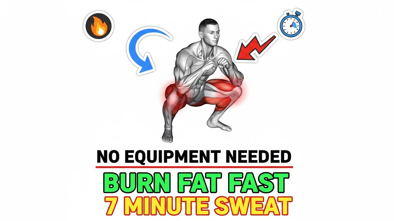 10 Minute NO EQUIPMENT Full Body Workout (Burn Fat At Home) - YouTube